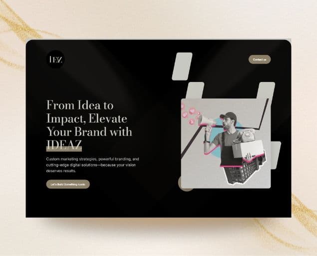 تصميم موقع لشركة تقدم خدمات التسويق الرقمي